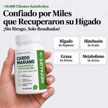 HEPALIFE® — Cardo Mariano para menos hinchazón y una digestión más liviana